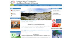 Desktop Screenshot of odcecsiracusa.it